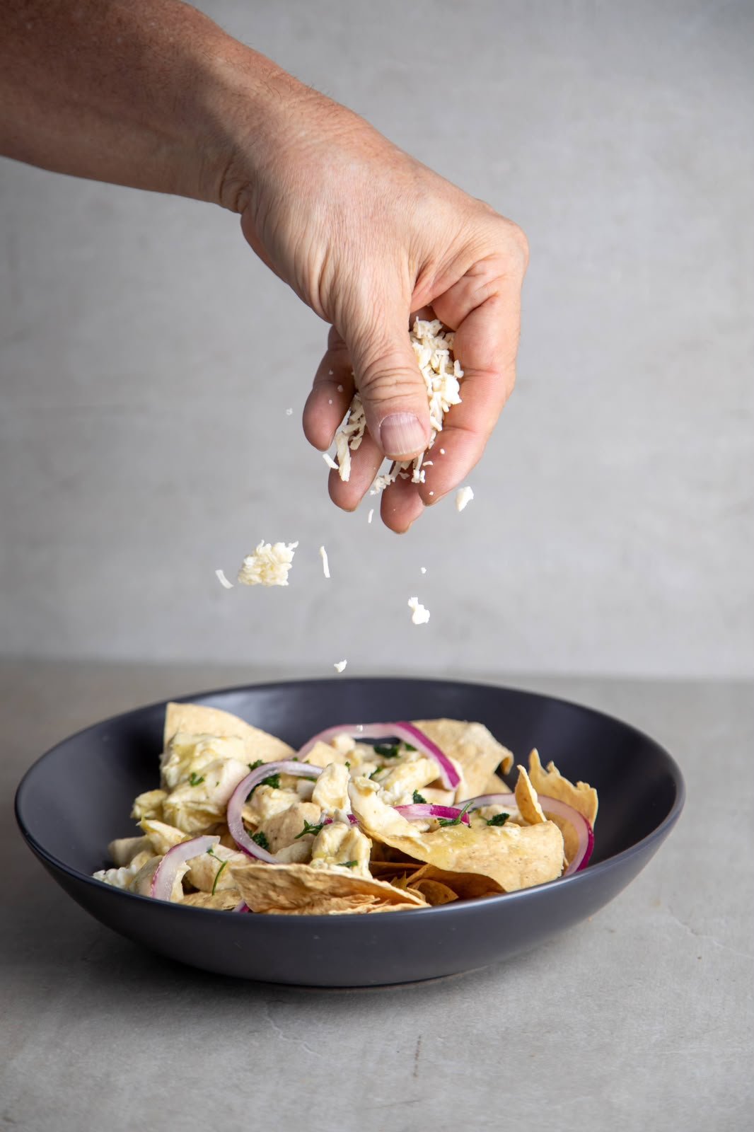 Montaje de nachos Nico Cocina para un evento